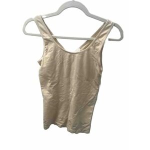 Yummie Heather Thomson 2 Way Cami Tank Tops Cream Size M/L NWOT
